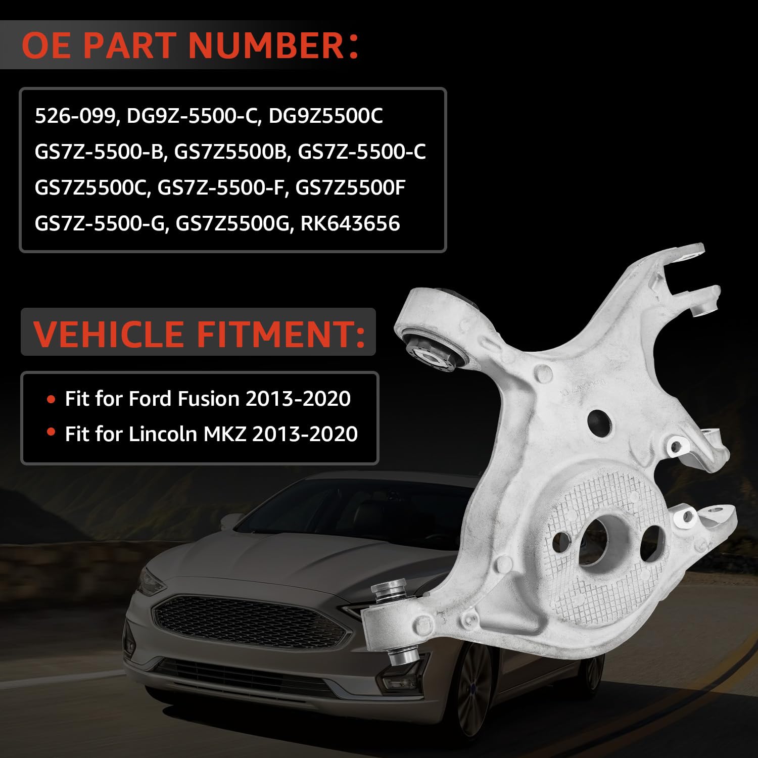 Amazon.com: 526-099 Rear Left Lower Control Arm Compatible with